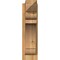 Ekena Millwork Olympic Rough Sawn Arts and Crafts Outlooker, Western Red Cedar, 6"W x 18"D x 22"H OUT06X18X22OLY03RWR - alternate 3